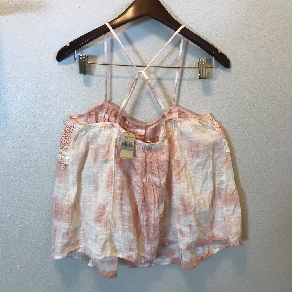 🛍 Crop spaghetti Crop Top - Picture 4 of 6